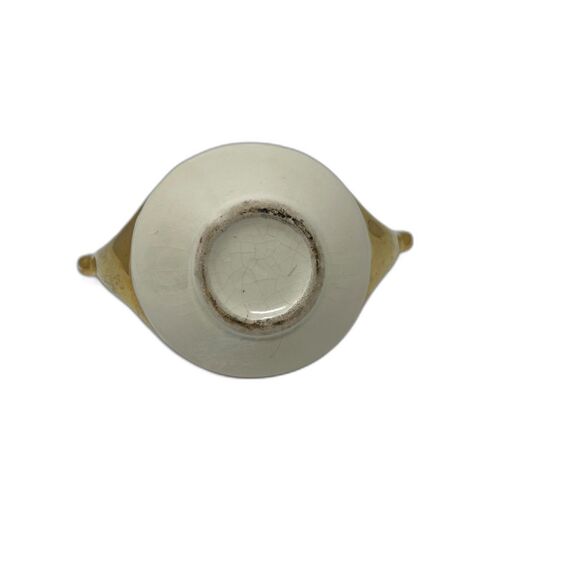 VTG Pearl China Co. Creamer/Sugar Set Hand Decorated 22KT Gold, USA - Picture 5 of 14